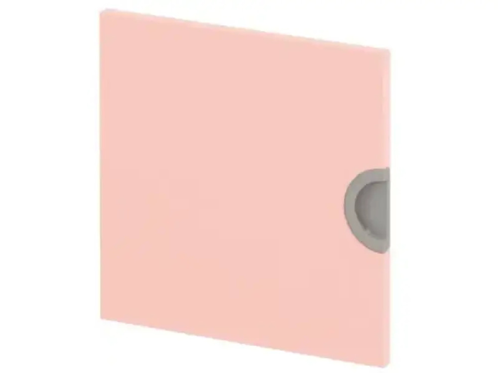 Cubo doors. Low. Pale pink