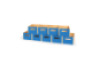 9 - big wooden trays - Blue