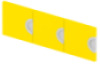 3 doors for Cubo cloakroom unit (yellow)