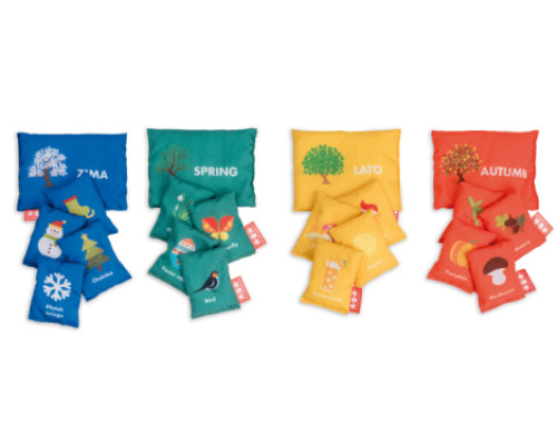Bean bags - season of the year. Polish-English version