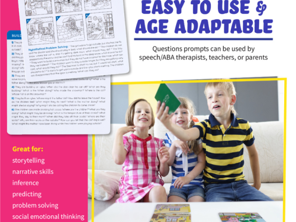 Spark Sequence & Storytelling Cards for Speech Therapy Set 2