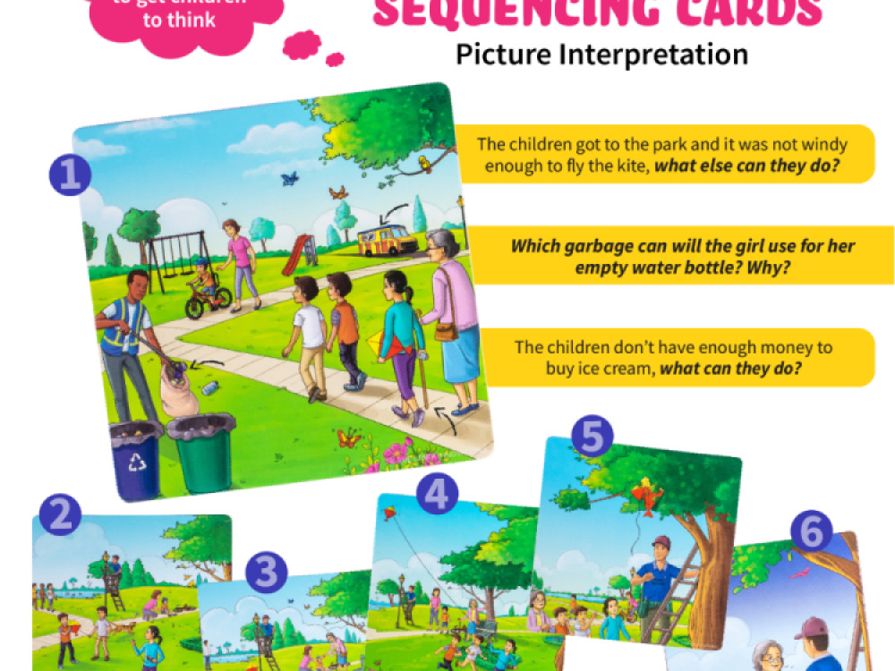 Spark Sequence & Storytelling Cards for Speech Therapy Set 2