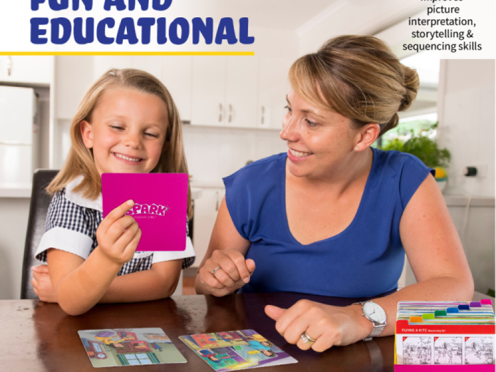Spark Sequence & Storytelling Cards for Speech Therapy Set 2