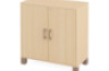 Large cabinet with shelves and door with lock. Birch. Fresh Collection