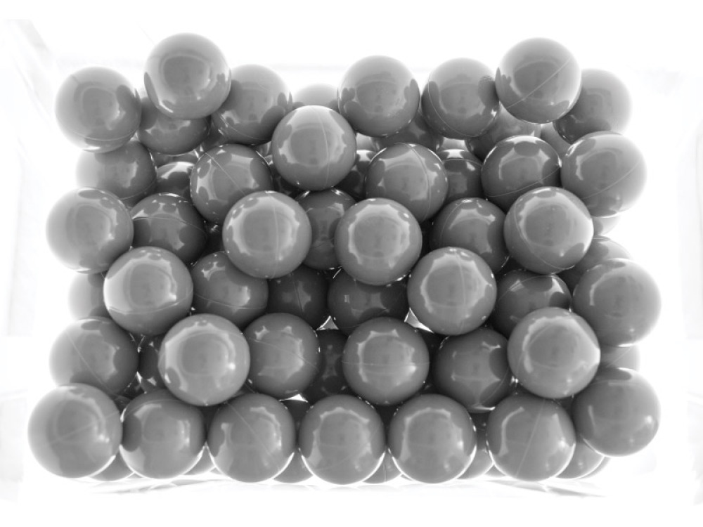 Softplay pool balls 500 pcs. Grey