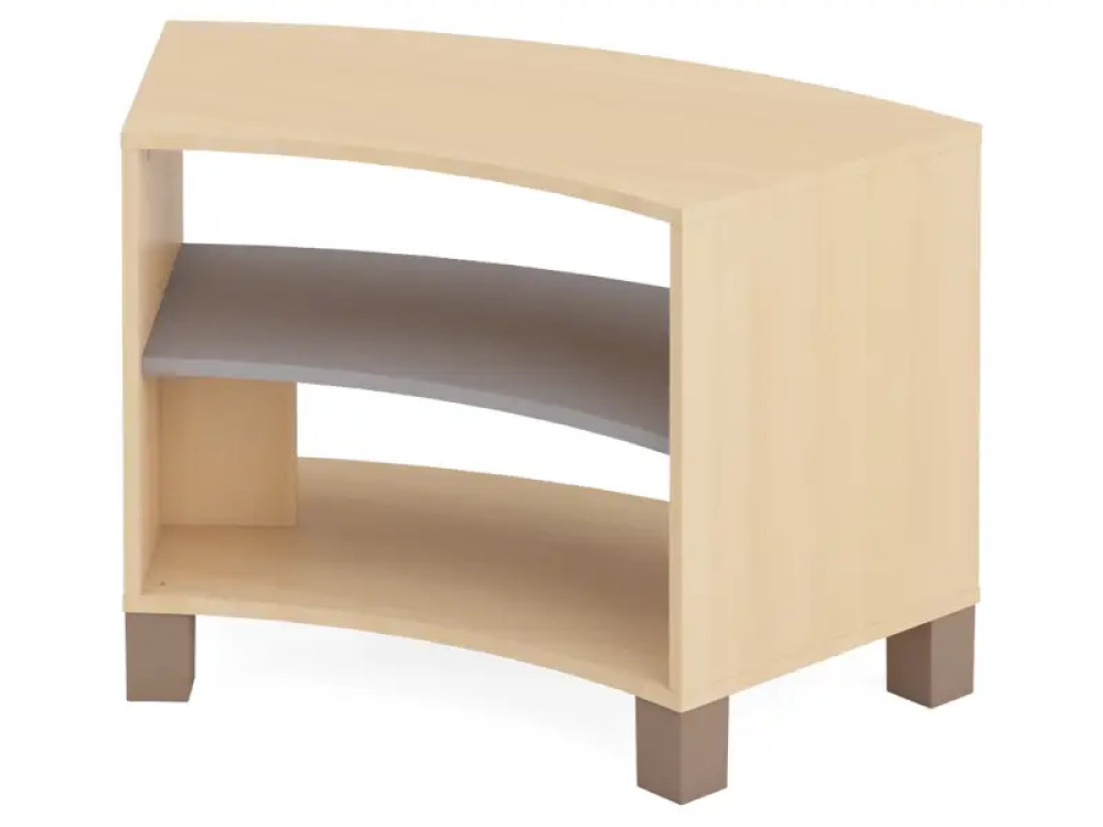 Small semicircular cabinet . Grey. Fresh Collection