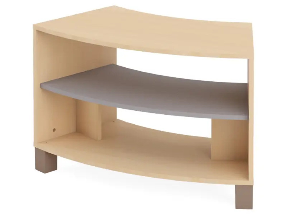 Small semicircular cabinet . Grey. Fresh Collection