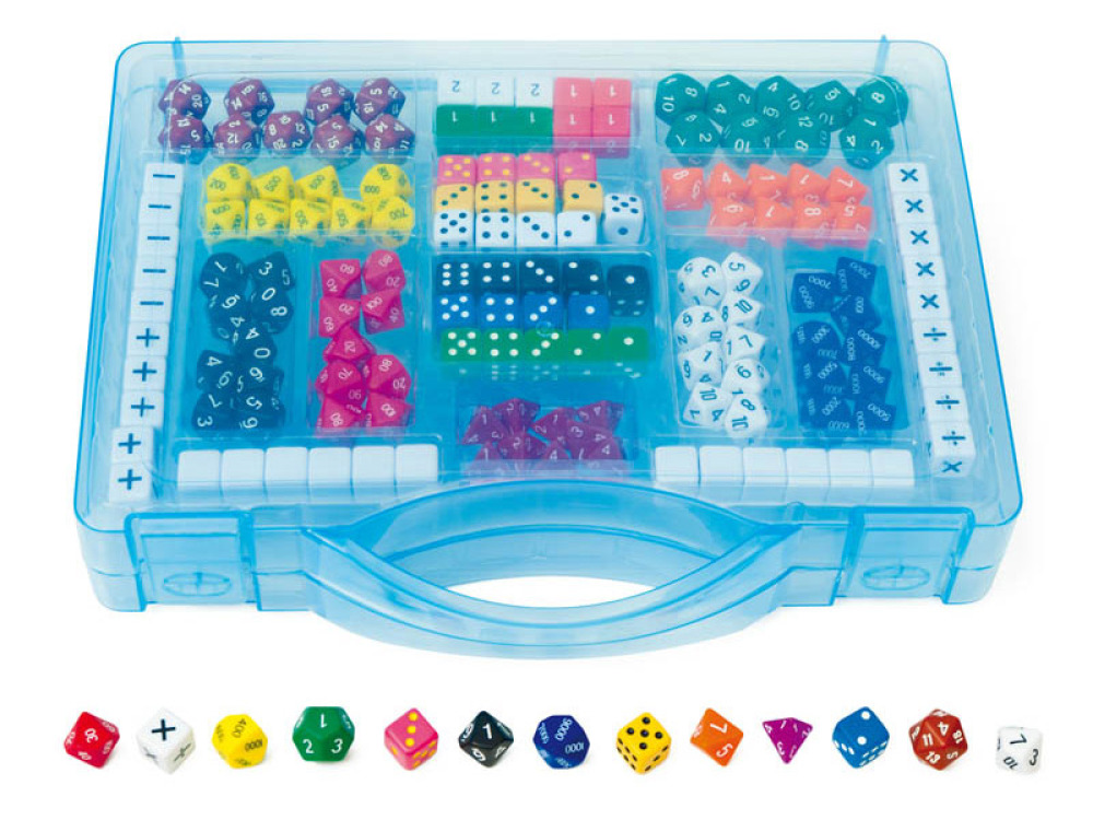 MATH counters & Worksheets Dice case