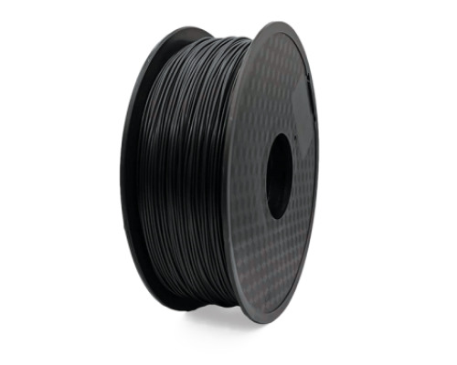PLA black filament for 3D printer - 1 kg