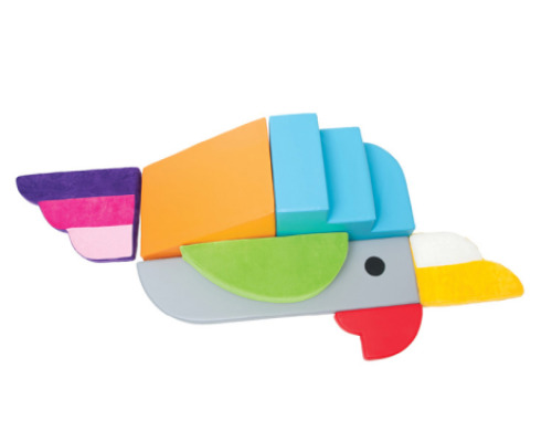 Parrot. Sensory play corner