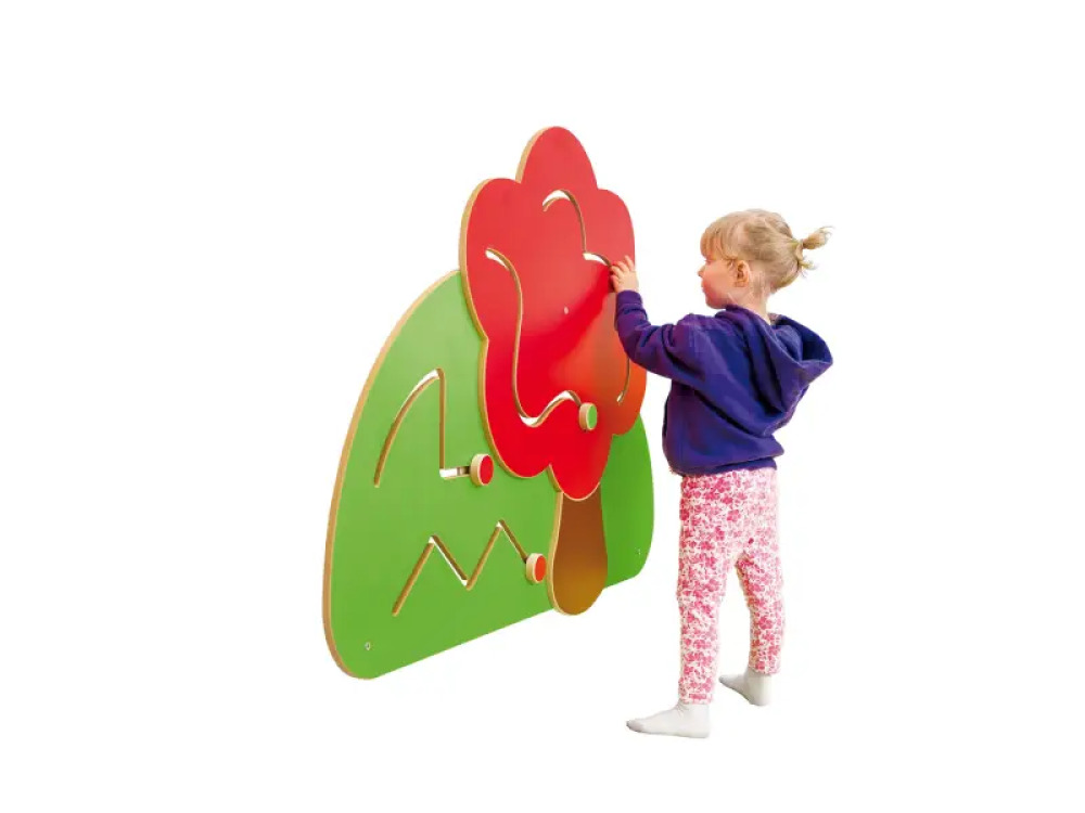 Wall manipulation board. Apple tree