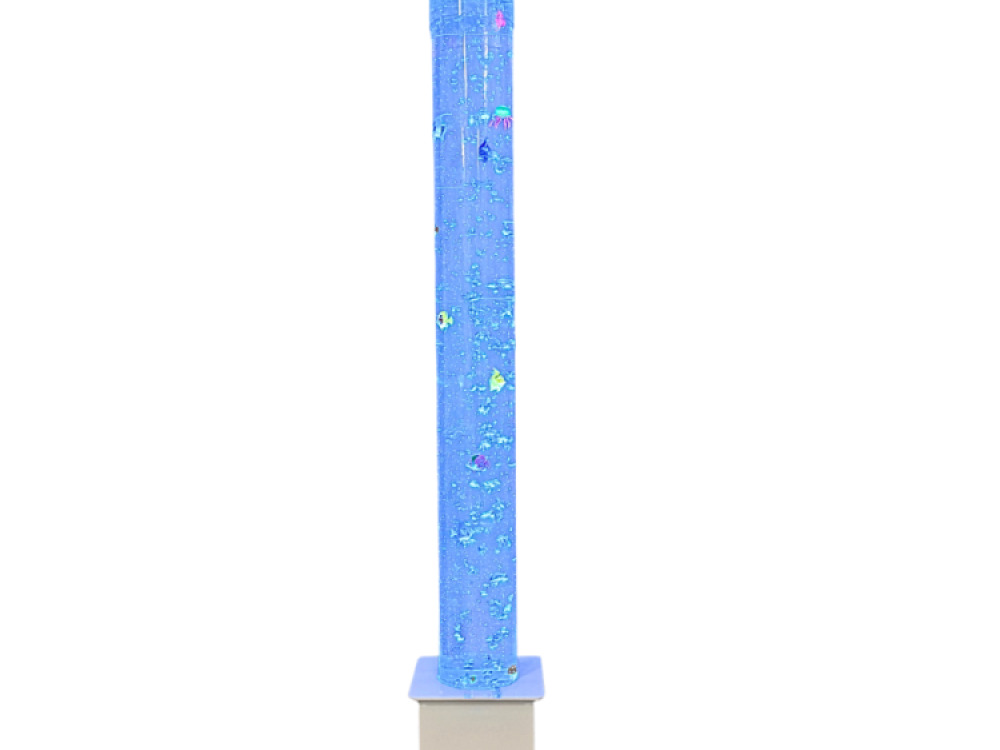 150cm Bubble Tube with White Base