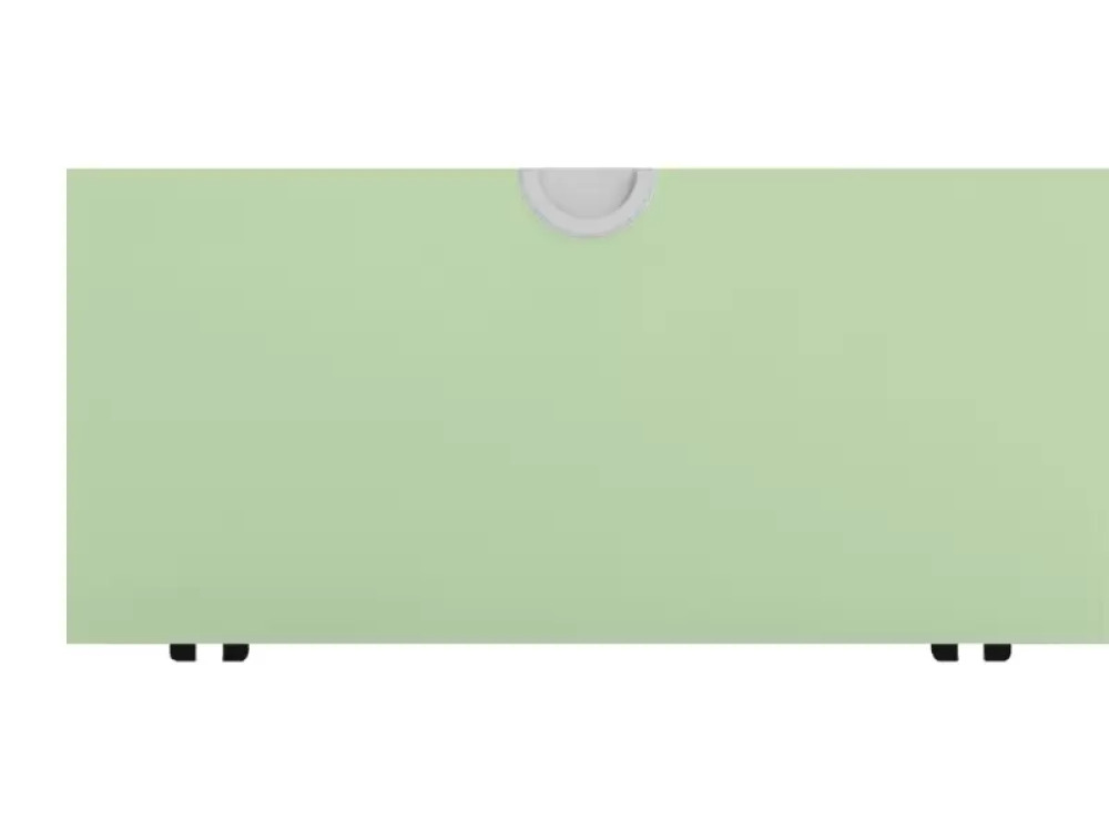 Cubo collection. Narrow wheeled container medium - sage