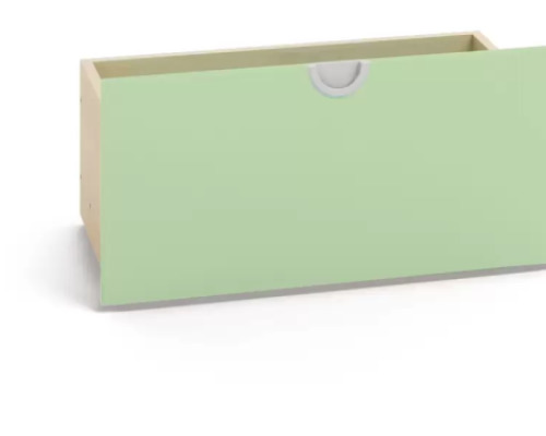Cubo collection. Narrow wheeled container medium - sage