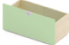 Cubo collection. Narrow wheeled container medium - sage