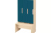 Doors with handle for cloakroom Vita 3 - Emerald blue