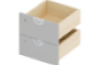 Cubo desk Drawers Grey