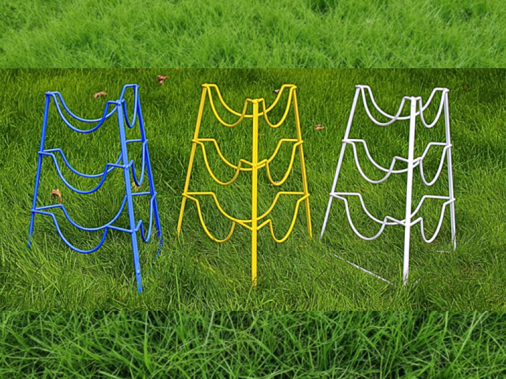 Triple Sided Metal Water Channel Stands (3 x 43cm tall)