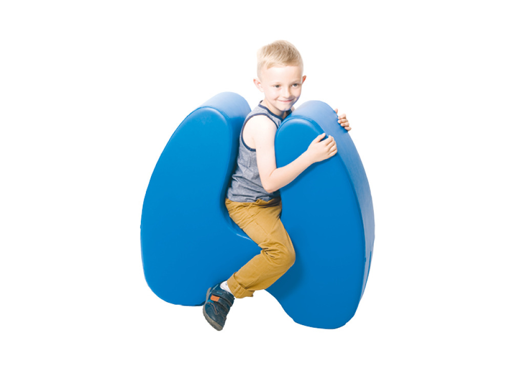 Sensory squeezing armchair