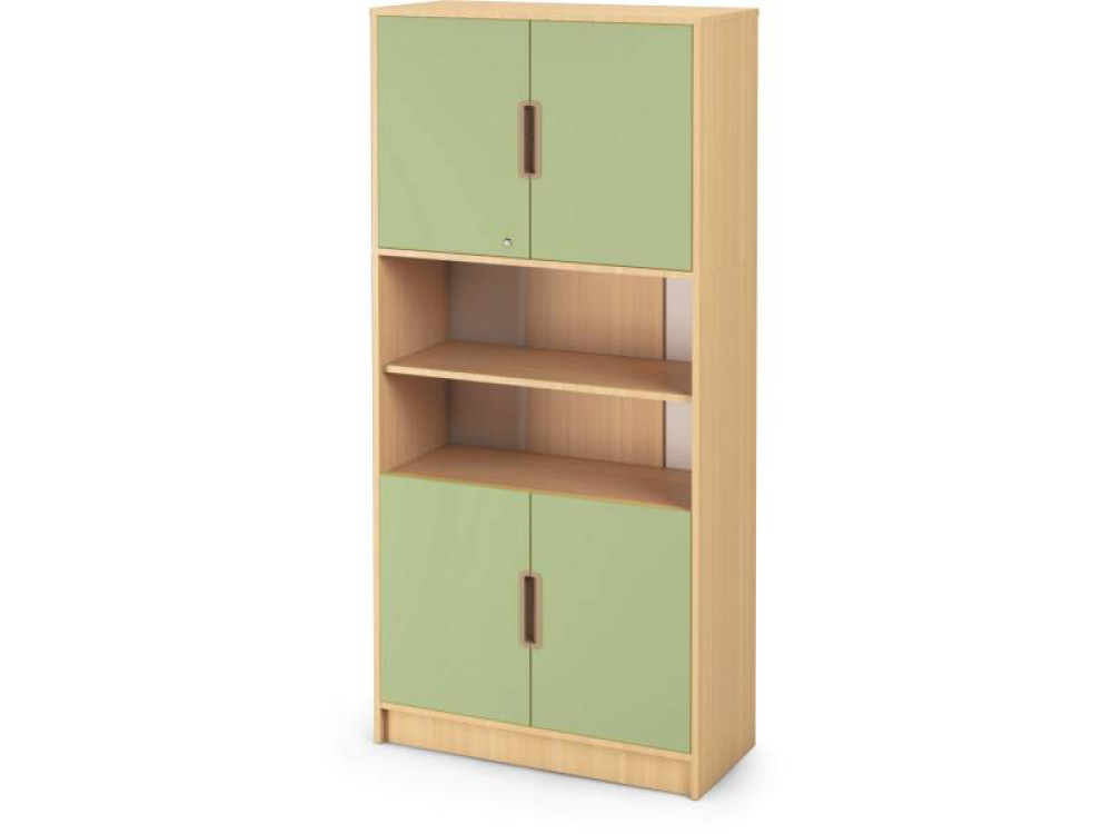 Tall Cabinet 92 with doors and lock - Type C - Avocado