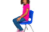Wiggle Seat Little Sensory Cushion Purple 27cm