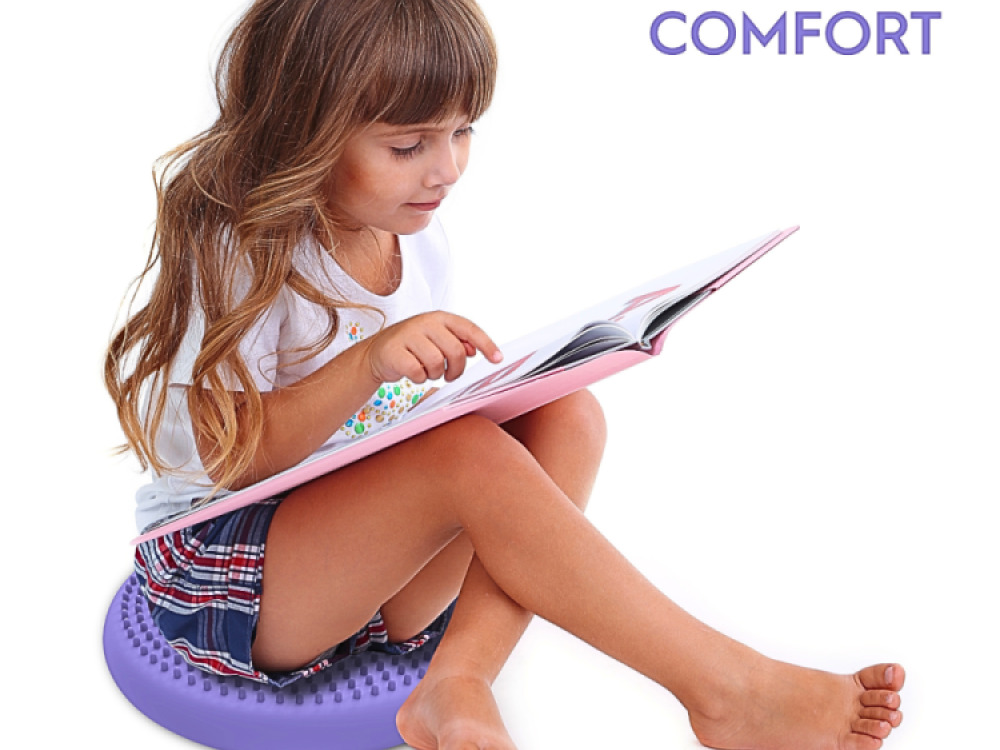 Wiggle Seat Little Sensory Cushion Purple 27cm
