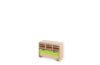 Storage Unit S with compartments + container - Green