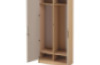 Tall wardrobe 92 with doors and lock - Sand