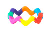 Rainbow Wavy Tread Bangle