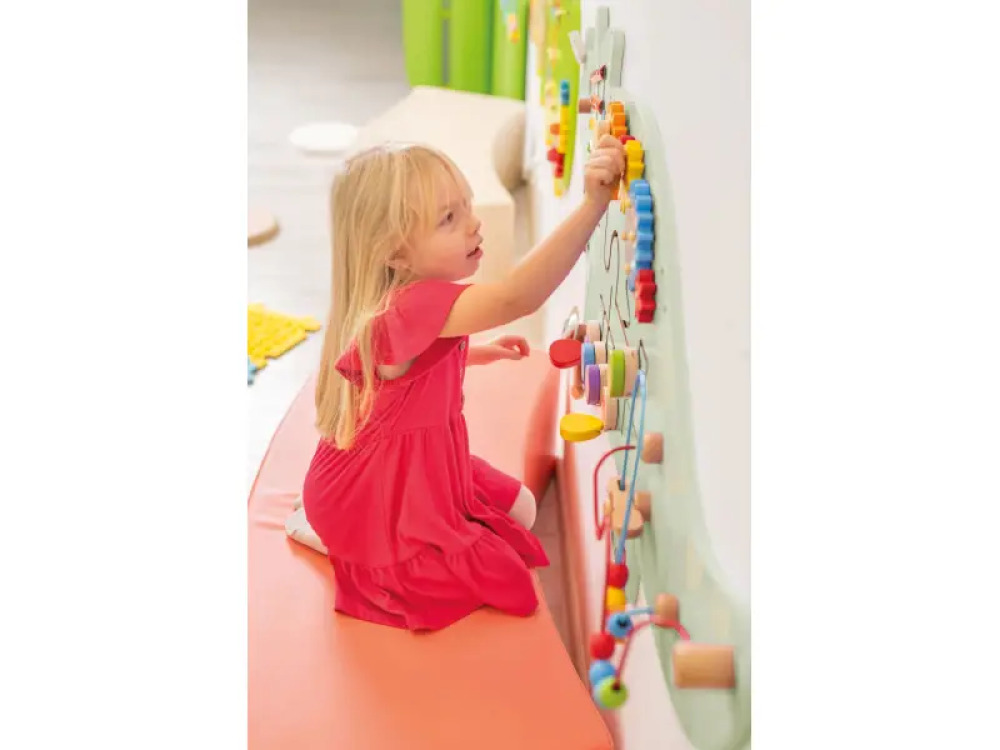 Dinosaur wall manipulation board