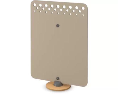 Short acoustic screen - Beige