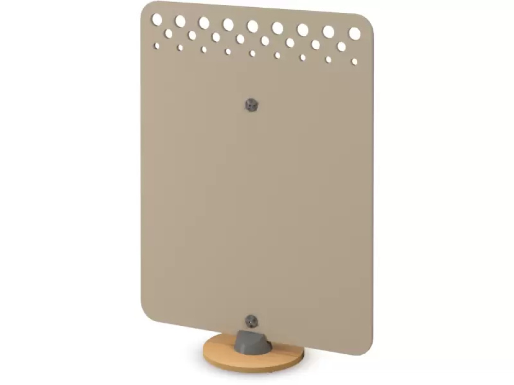 Short acoustic screen - Beige
