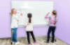White board on wheels