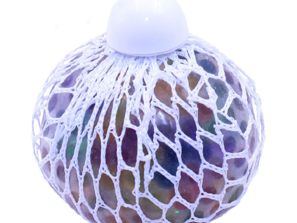 Squish Mesh Stress ball with mini Jelly balls inside