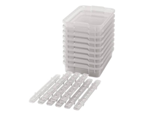 Small plastic containers with runners - Transparent - 09