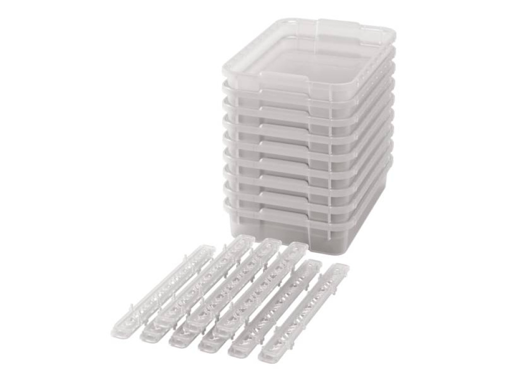 Small plastic containers with runners - Transparent - 09