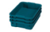 Small plastic containers - eco blue-green - 03