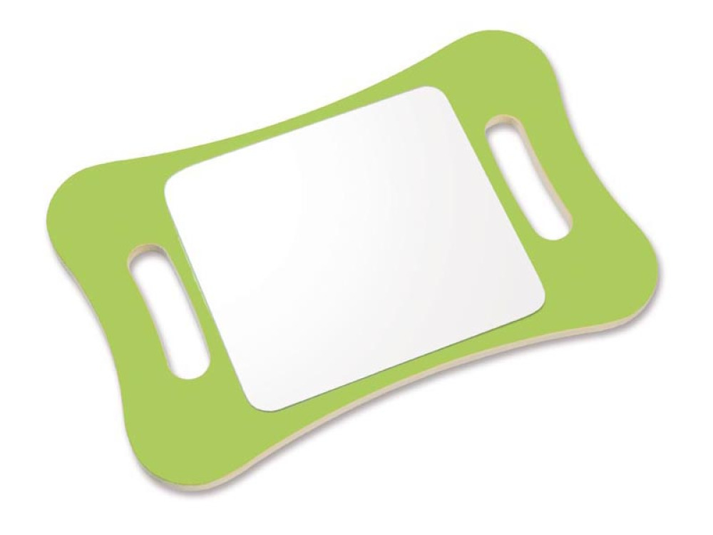 Speech therapy mirror with handles