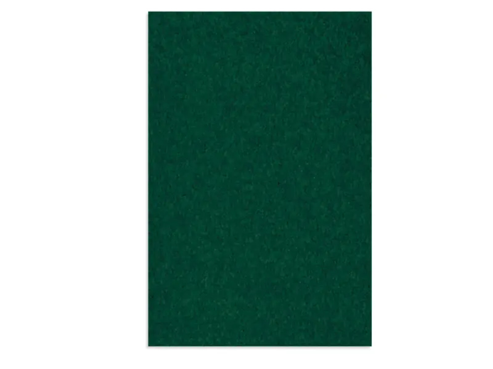 Heat Set Frise rectangular rug 4 x 5 m. Bottle green