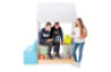 Maxi Hideaway playhouse with sofas. Cubo collection