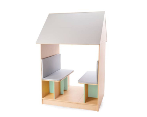 Maxi Hideaway playhouse with sofas. Cubo collection