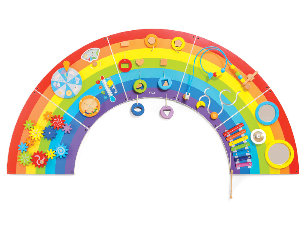 Rainbow. Manipulative board