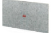 Doors for bedding cabinet, set of 2, grey with felt front. Cubo Acoustic Collection