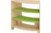 Large semi-circular cabinet. Green. Fresh Collection