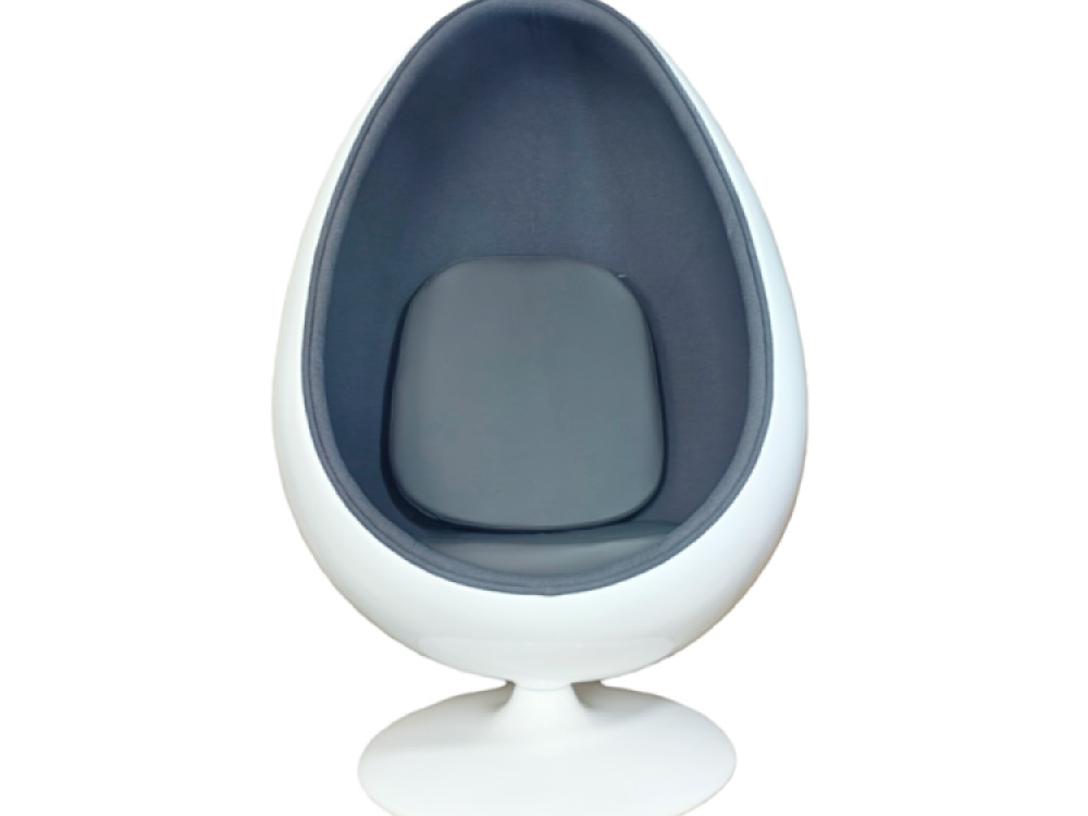 Retro Egg Chair 136cm – Grey