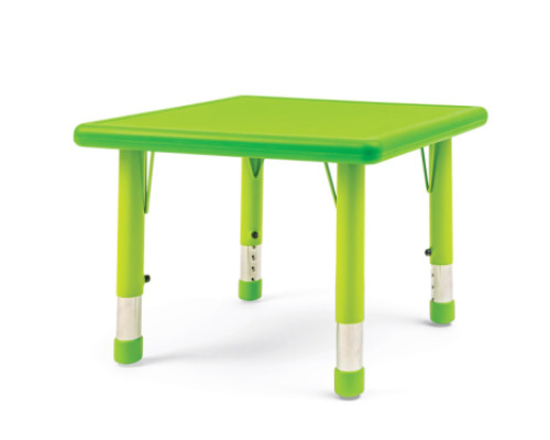Butterfly square table - green