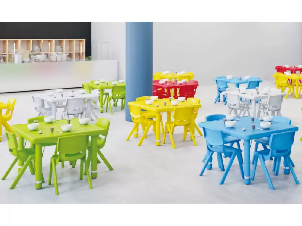 Butterfly square table - green