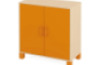 Large cabinet with shelves and doors. Orange. Fresh Collection