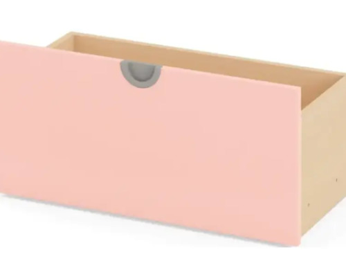 Cubo medium rolling box. Pale pink