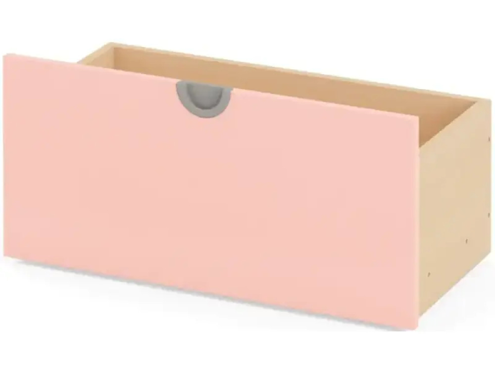 Cubo medium rolling box. Pale pink
